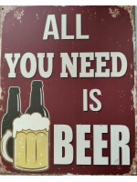 metalen_wandbord_bierpul_en_tekst_all_you_need_is_beer