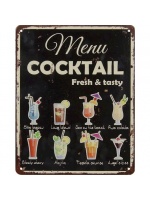 metalen_wandbord_menu_cocktail