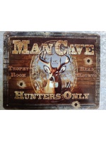 metalen_wandborden_tekst_man_cave_hunters_only