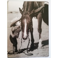 bordje-karton-jongen-met-paard