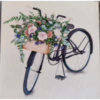 houten_onderzetter_fiets_met_bak_voor_met_bloemen