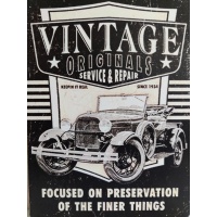 kartonnen_deco_bordje_vintage_car