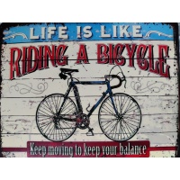 metalen_wandbord_met_fiets_en_tekst_life_is_like_riding_a_bicycle