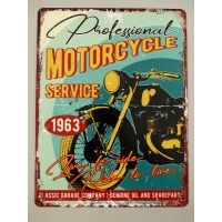 metalen_wandbord_professional_motorcycle_service