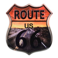 metalen_wandbord_schild_oranje_zwart_route_66